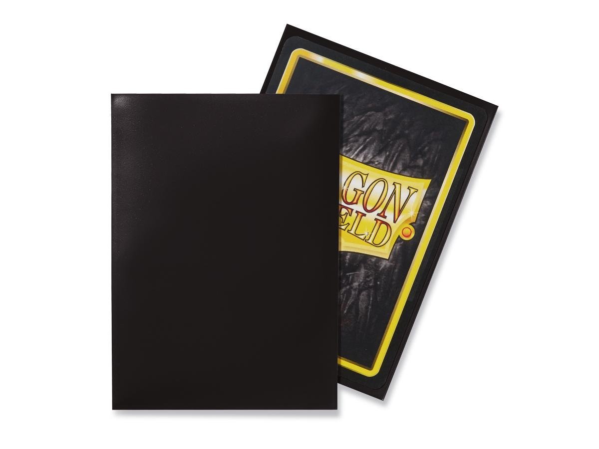 10 Packs Dragon Shield Classic Black Standard Size 100 ct Card Sleeves Display Case - Image 3